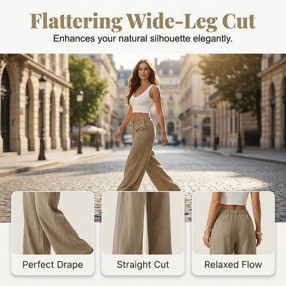 🎉🔥Women's Summer Breathable Wide Leg Casual Pants