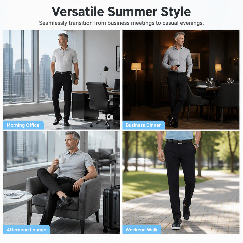 🍂 Men’s Casual Trousers – Comfortable Fit & Effortless Autumn Style