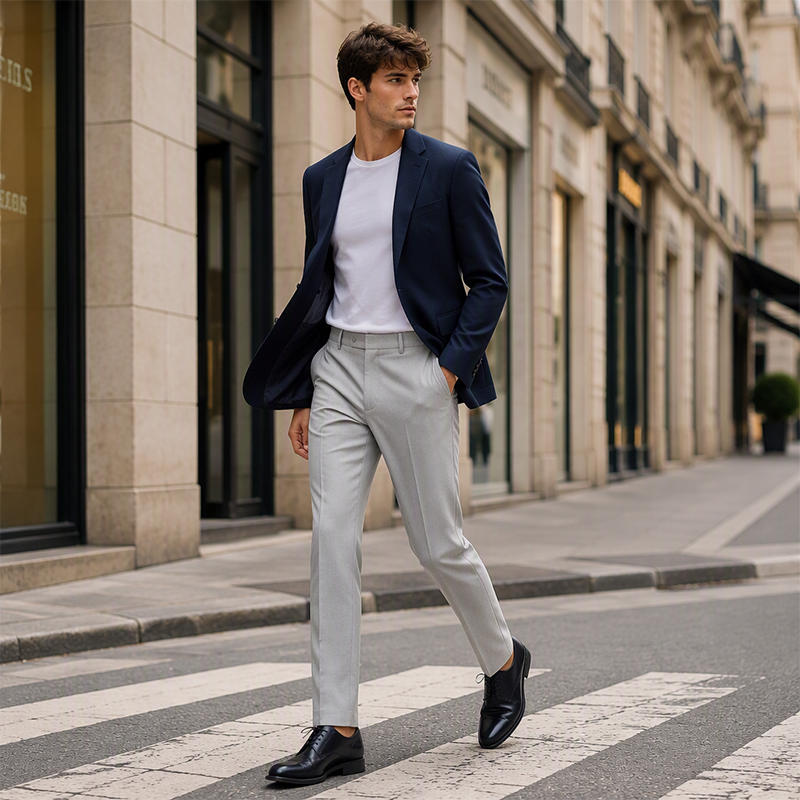 🍂 Men’s Casual Trousers – Comfortable Fit & Effortless Autumn Style