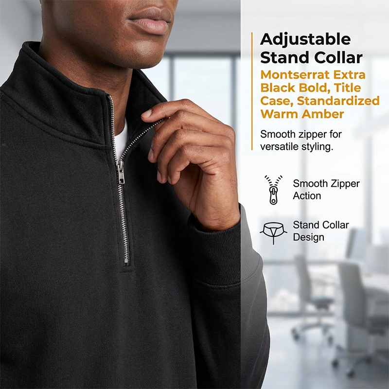 🔥 Premium Quarter-Zip Pullover – Smart Comfort Meets Effortless Autumn Style