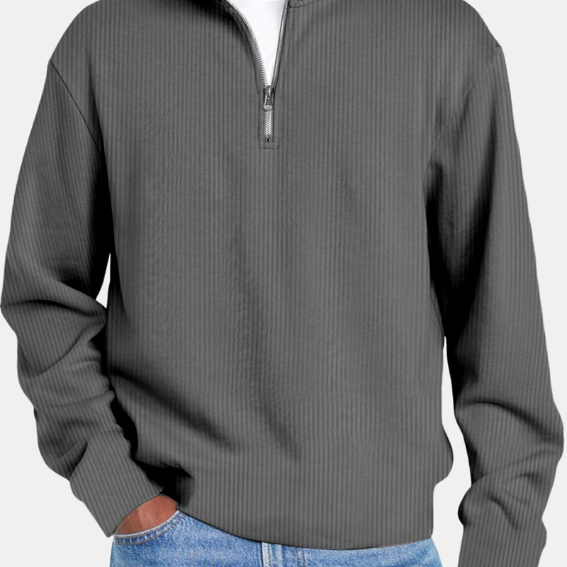🔥 Premium Quarter-Zip Pullover – Smart Comfort Meets Effortless Autumn Style