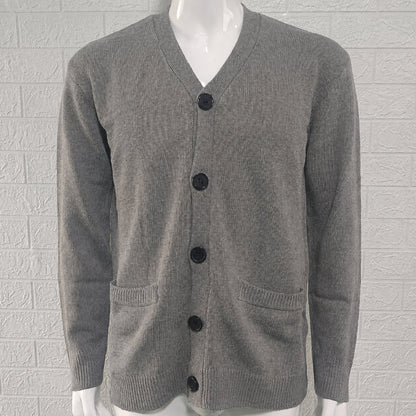 🏆 Bestseller 🧶 Men's V-Neck Knit Cardigan – Timeless Silhouette & All-Day Comfort for Every Occasion
