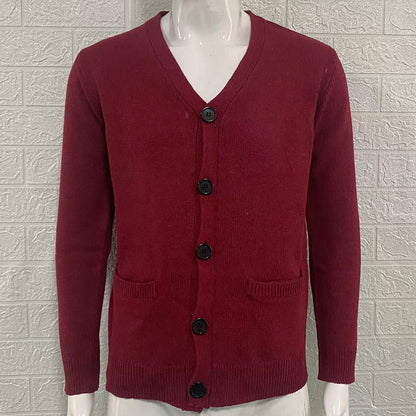 🏆 Bestseller 🧶 Men's V-Neck Knit Cardigan – Timeless Silhouette & All-Day Comfort for Every Occasion