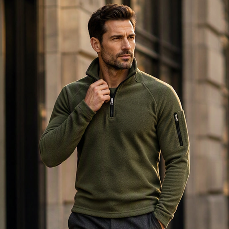 ⏰Last Day Sale 50% Off ✨ Men's Half Zip Polar Fleece Pullover