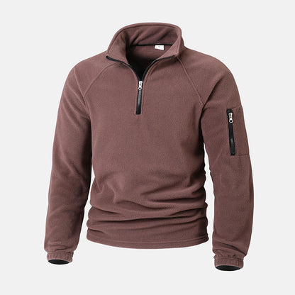 ⏰Last Day Sale 50% Off ✨ Men's Half Zip Polar Fleece Pullover