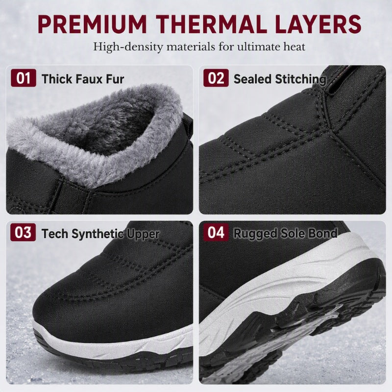 ❄️ Men’s Warm Slip-On Snow Boots – Cosy Comfort & Winter Protection