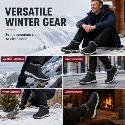 ❄️ Men’s Warm Slip-On Snow Boots – Cosy Comfort & Winter Protection