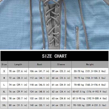 🍂 Men's Casual Knit Color-Block Hoodie – Cosy Comfort & Effortless Autumn Style