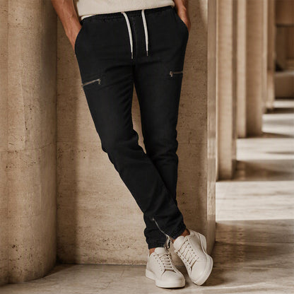 🔥 Men’s Slim-Fit Denim Joggers – Stretch Comfort & Effortless Everyday Style