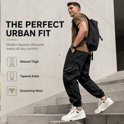 👖 Men's Casual Multi-Pocket Cargo Pants – Relaxed Comfort & Practical Everyday Style