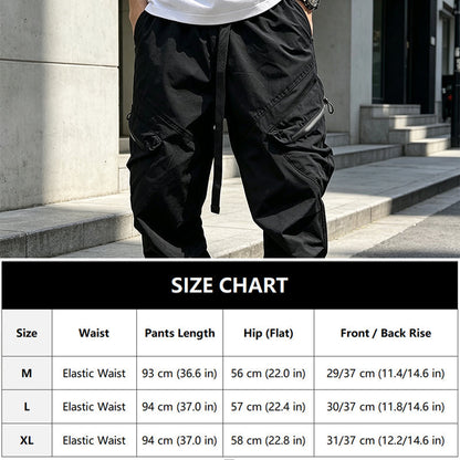 👖 Men's Casual Multi-Pocket Cargo Pants – Relaxed Comfort & Practical Everyday Style