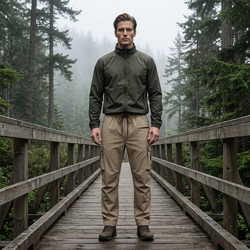 🔥 Men’s Outdoor Multi-Pocket Cargo Trousers – Rugged Comfort & Everyday Versatility