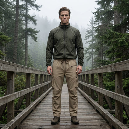 🔥 Men’s Outdoor Multi-Pocket Cargo Trousers – Rugged Comfort & Everyday Versatility