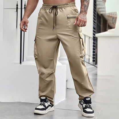 🔥 Men’s Outdoor Multi-Pocket Cargo Trousers – Rugged Comfort & Everyday Versatility