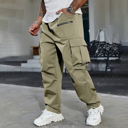 🔥 Men’s Outdoor Multi-Pocket Cargo Trousers – Rugged Comfort & Everyday Versatility