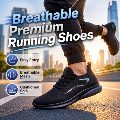 🏃 Men’s Breathable Running Shoes – Lightweight Comfort for Every Step