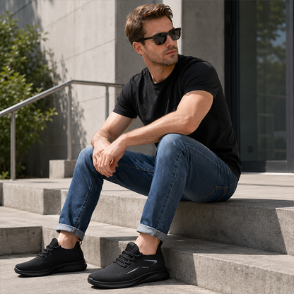 🏃 Men’s Breathable Running Shoes – Lightweight Comfort for Every Step