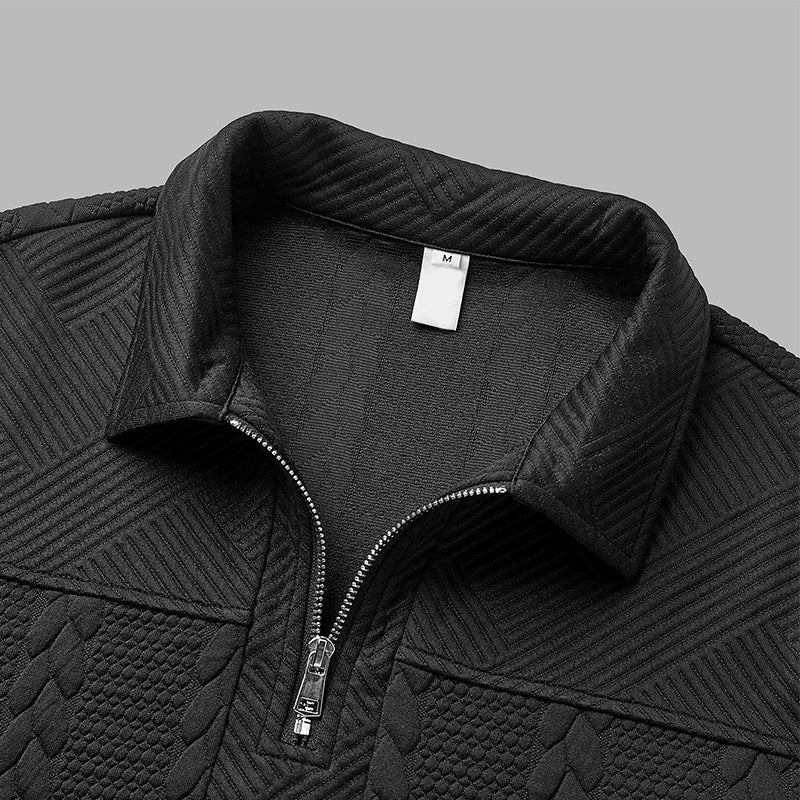 🧥Men's Long Sleeve Half-Zip T-Shirt – Smart, Casual & Effortlessly Versatile