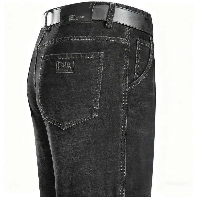 👖 Men's Warm Lined Straight-Leg Jeans – Cosy Comfort for Chilly Days