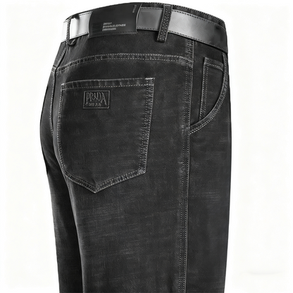 👖 Men's Warm Lined Straight-Leg Jeans – Cosy Comfort for Chilly Days