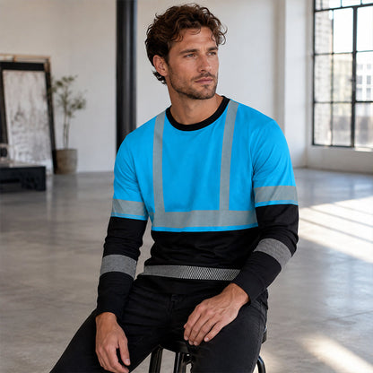 🍂 Men’s Colour-Block Casual Top – Modern Style & Everyday Comfort