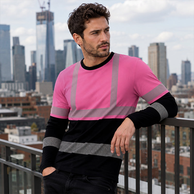 🍂 Men’s Colour-Block Casual Top – Modern Style & Everyday Comfort