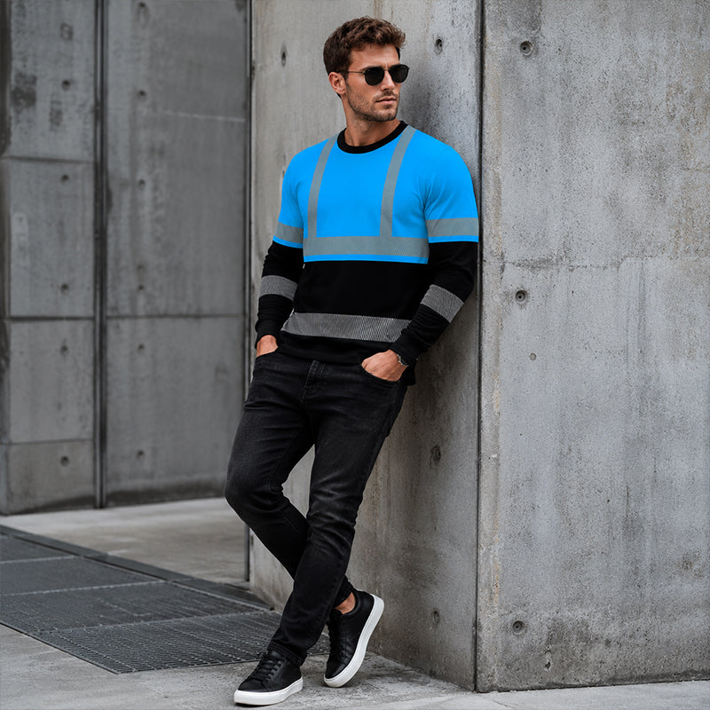 🍂 Men’s Colour-Block Casual Top – Modern Style & Everyday Comfort