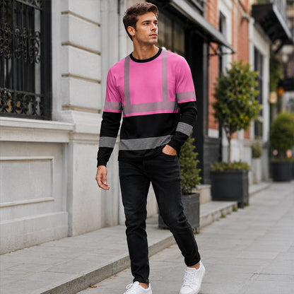 🍂 Men’s Colour-Block Casual Top – Modern Style & Everyday Comfort