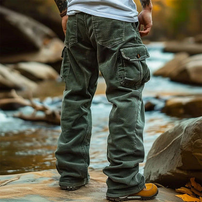 👖 Men's Casual Cargo Pants with Pockets – Multi-Pocket Utility & Everyday Comfort