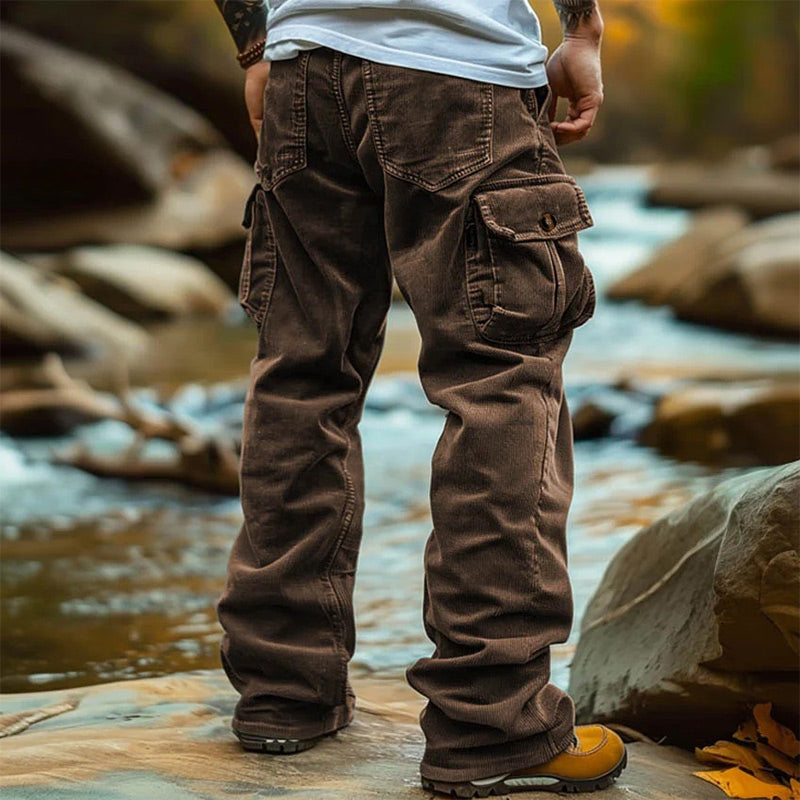 👖 Men's Casual Cargo Pants with Pockets – Multi-Pocket Utility & Everyday Comfort
