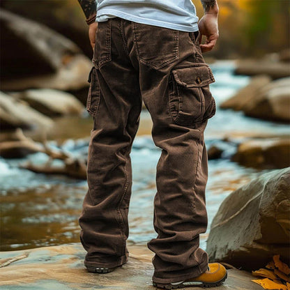 👖 Men's Casual Cargo Pants with Pockets – Multi-Pocket Utility & Everyday Comfort