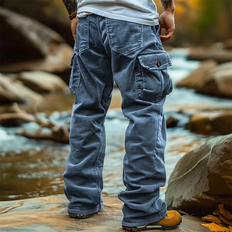 👖 Men's Casual Cargo Pants with Pockets – Multi-Pocket Utility & Everyday Comfort