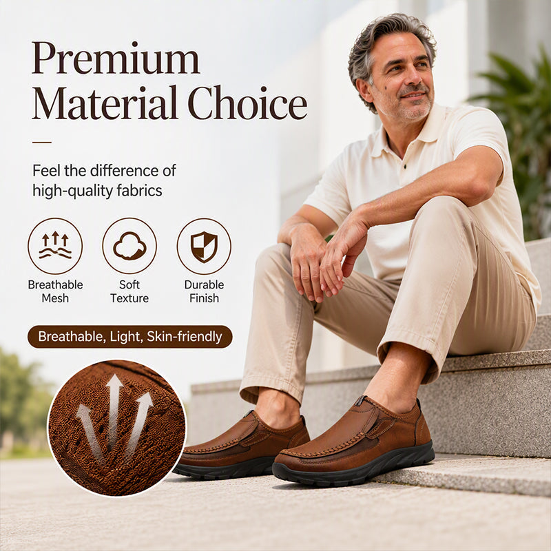 👟Men's Outdoor Slip-On Walking Shoes  – Lightweight, Comfortable & Easy to Wear