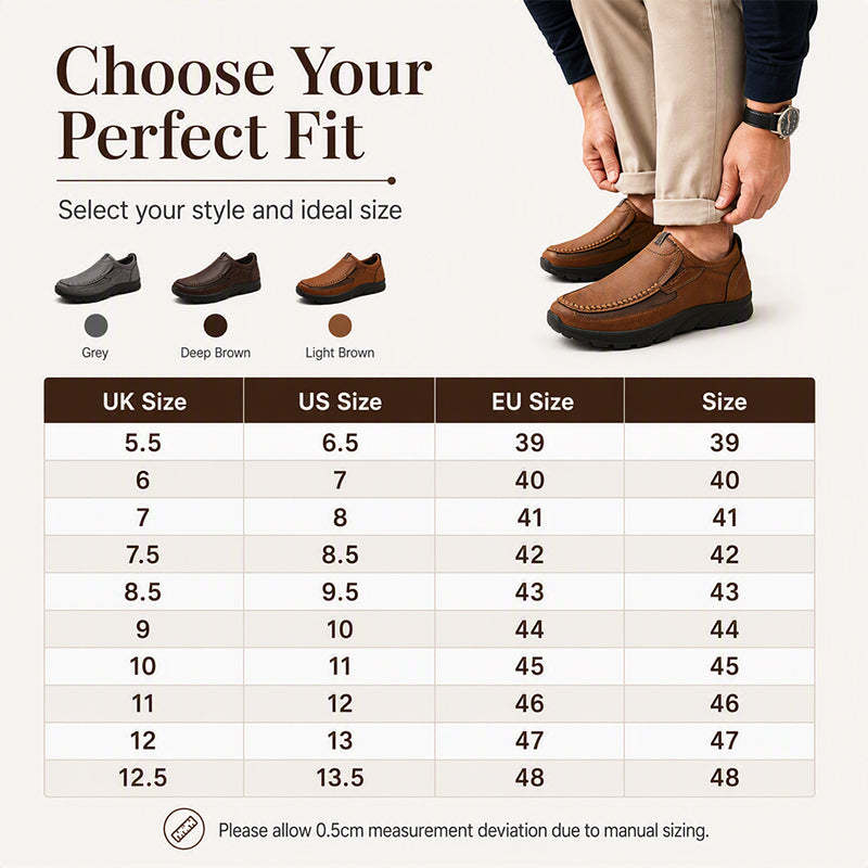 👟Men's Outdoor Slip-On Walking Shoes  – Lightweight, Comfortable & Easy to Wear