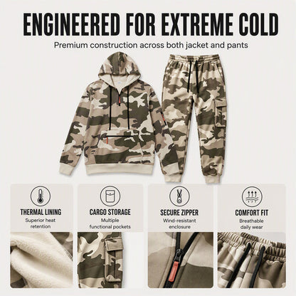 ✨Men's Camouflage Warm Hoodie & Pants Set – Cosy, Casual & Effortlessly Cool