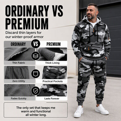 ✨Men's Camouflage Warm Hoodie & Pants Set – Cosy, Casual & Effortlessly Cool