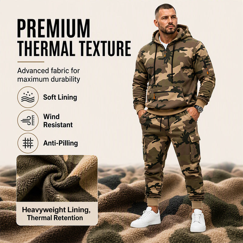 ✨Men's Camouflage Warm Hoodie & Pants Set – Cosy, Casual & Effortlessly Cool