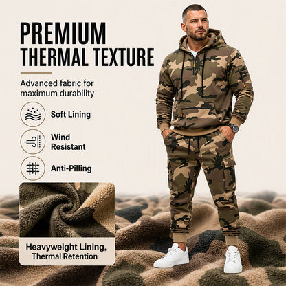 ✨Men's Camouflage Warm Hoodie & Pants Set – Cosy, Casual & Effortlessly Cool