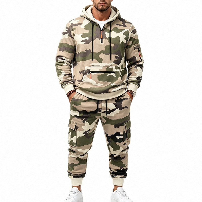 ✨Men's Camouflage Warm Hoodie & Pants Set – Cosy, Casual & Effortlessly Cool