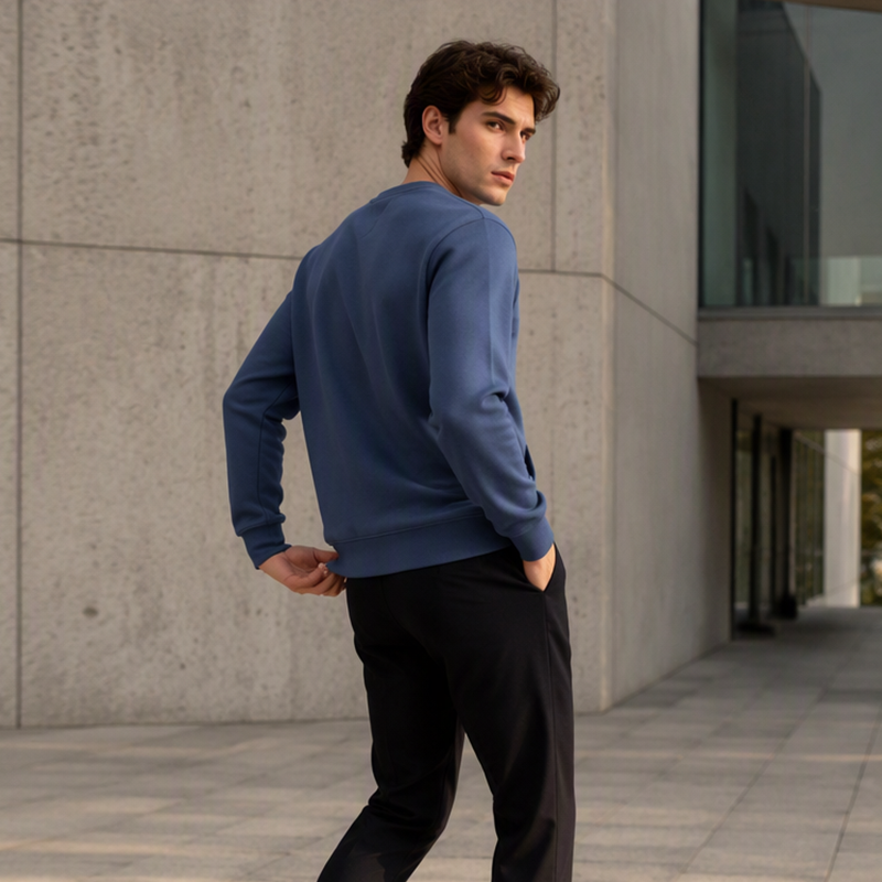 ✨Men's Casual Classic Crewneck Sweatshirt – Comfortable, Timeless & Easy to Wear