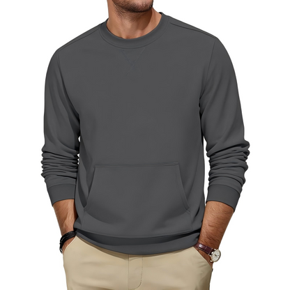 ✨Men's Casual Classic Crewneck Sweatshirt – Comfortable, Timeless & Easy to Wear