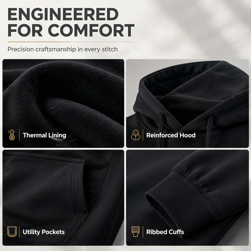 ✨Men's Hooded Sweatshirt & Sweatpants 2-Piece Set – Cosy, Comfortable & Effortlessly Casual