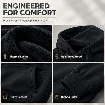 ✨Men's Hooded Sweatshirt & Sweatpants 2-Piece Set – Cosy, Comfortable & Effortlessly Casual