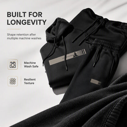 ✨Men's Hooded Sweatshirt & Sweatpants 2-Piece Set – Cosy, Comfortable & Effortlessly Casual