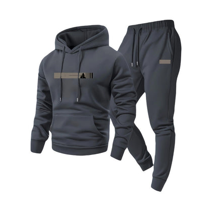✨Men's Hooded Sweatshirt & Sweatpants 2-Piece Set – Cosy, Comfortable & Effortlessly Casual
