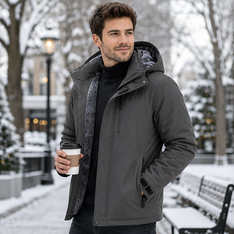 ❄️🍂Windproof Winter Shell Jacket – Warm, Protective & Built for Cold Days