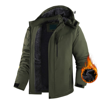 ❄️🍂Windproof Winter Shell Jacket – Warm, Protective & Built for Cold Days