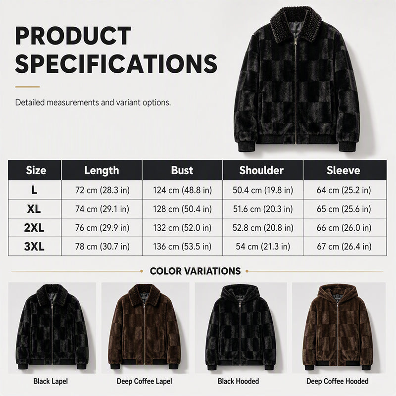 🍁New Fall Collection-Men's Thick Warm Winter Jacket | Cosy, Practical & Built For Cold Days