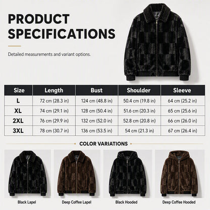 🍁New Fall Collection-Men's Thick Warm Winter Jacket | Cosy, Practical & Built For Cold Days