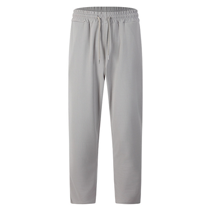 🍂✨Men's Waffle Knit Drawstring Casual Pants – Comfortable, Relaxed & Effortlessly Stylish